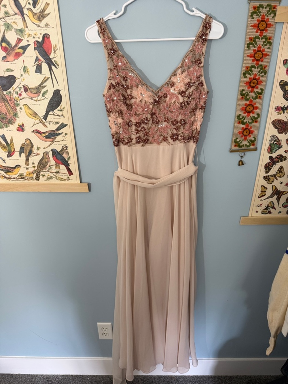 BHLDN Blush Keira Dress
